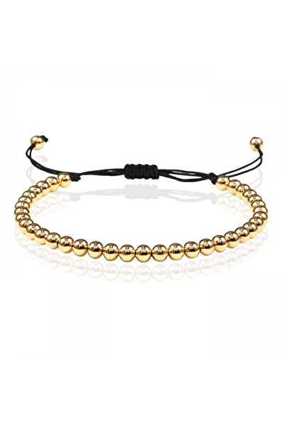 Alnis Atelier Gold Hematit Doğaltaş Erkek Bileklik