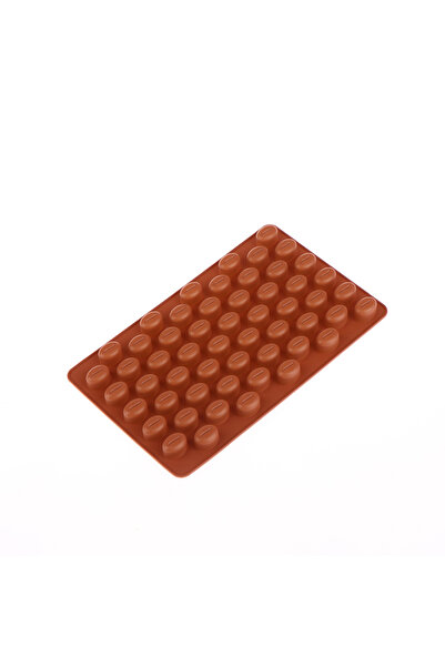 Choice قالب سيليكون لصنع الشموع على شكل حبوب البن، قطعة واحدة، 55 تجويفًا، لصنع الصابون والراتنج والشوكولاتة والثلج