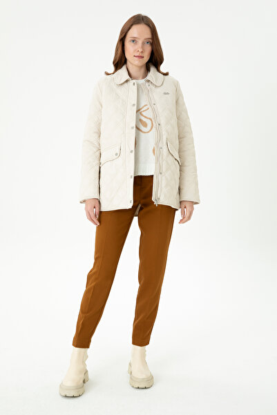 U.S. Polo Assn. Stone Colored Women's Coat 50271106 -Vr049