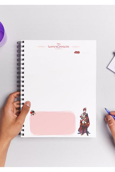 Home Twisted Wonderland Spiral Notebook A5 (50 Sheets)