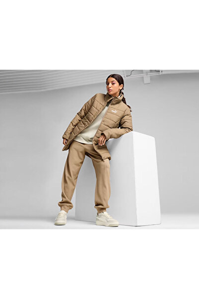 Puma Ess+ Padded Jacket Γυναικείο Casual Παλτό 67536467 Καφέ