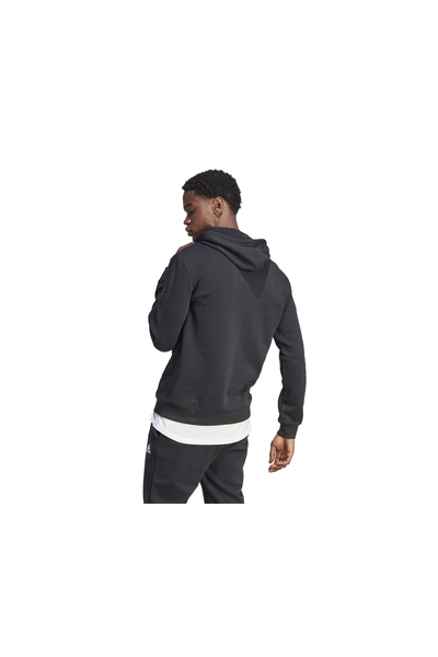 adidas M Bl Fl Hd Ανδρικά Casual Φούτερ IB4024 Μαύρο