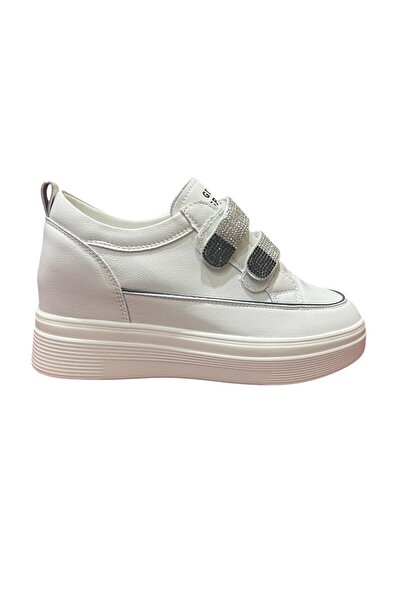 Guja ORİJİNAL GUJA 313-1  DOLGU TOPUKLU TAŞLI SPOR AYAKKABI