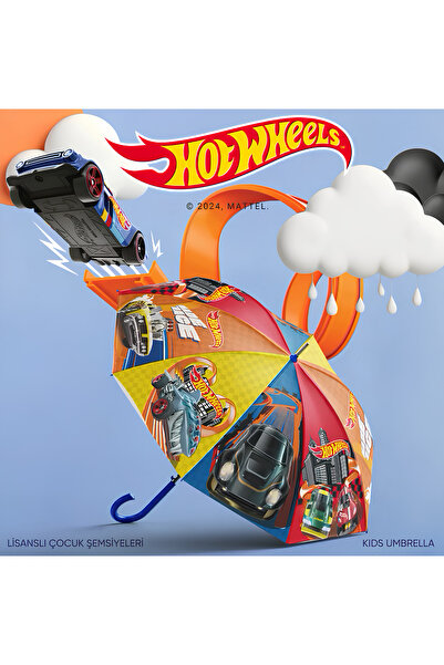 HOT WHEELS Lisanslı Lüx Bardak Şemsiye