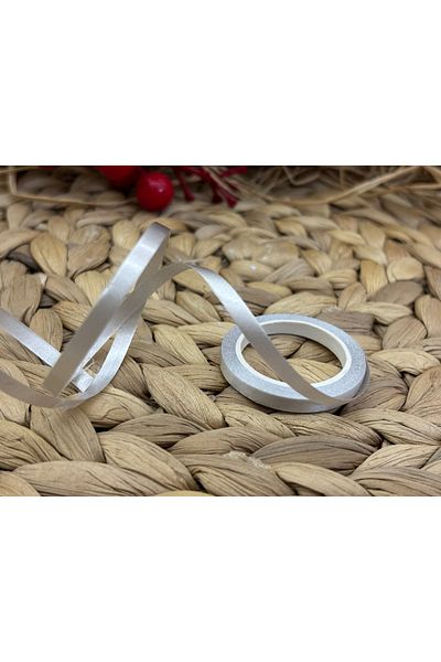 Deniz Party Store 4 mm X 5 Meters Silver Balloon String Raffia - 1 Piece