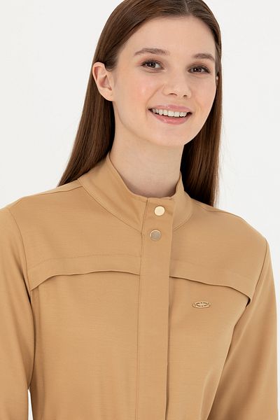 U.S. Polo Assn. Rochie de damă țesută cu nisip 50271161-vr085