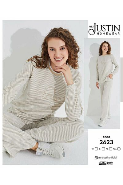 Mrs Justin Σετ γυναικεία ενδύματα και πιτζάμες Hope Embroidered - 2623