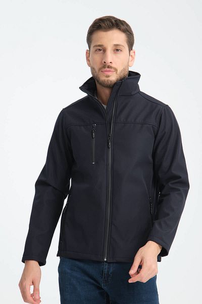 H&A İSTANBUL Ανδρικό παλτό Softshell - Αδιάβροχο και αντιανεμικό, Fleece εσωτερικά