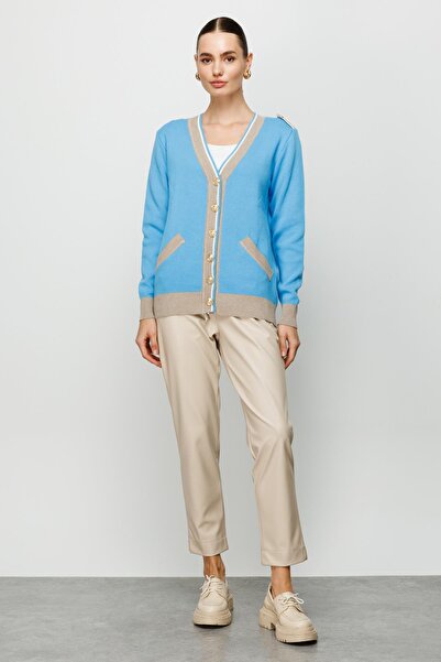 ON 73907 Тканинна куртка - з еполетами та перехресними кишенями