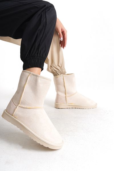 Limeo Γυναικείες μακριές μπότες W Classic Suede ψηλή σόλα