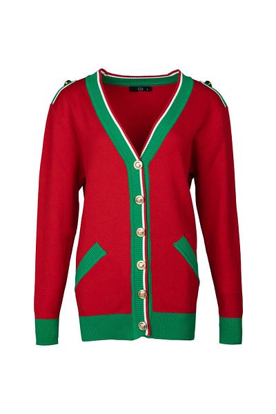ON Knitwear Cardigan with Epaulettes and Cross Pockets