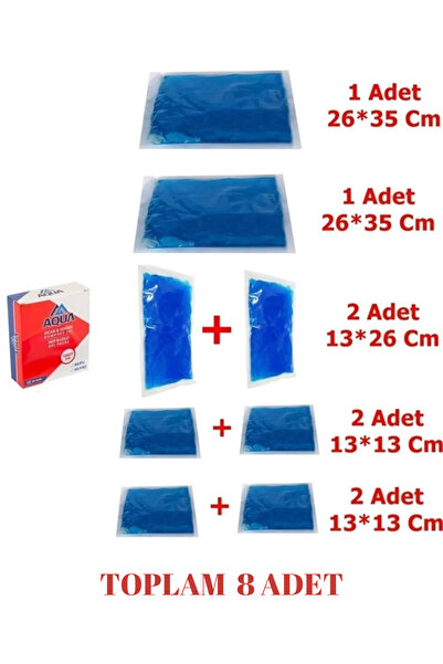 Aqua Cold Pack Sıcak Soğuk Termo Jel Kompres Buz Jel Termojel Seti