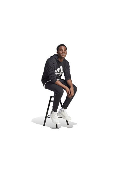 adidas M Bl Fl Hd Ανδρικά Casual Φούτερ IB4024 Μαύρο