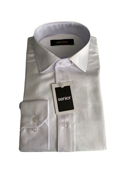 SENİOR Men's Lycra Cotton Satin Shirt