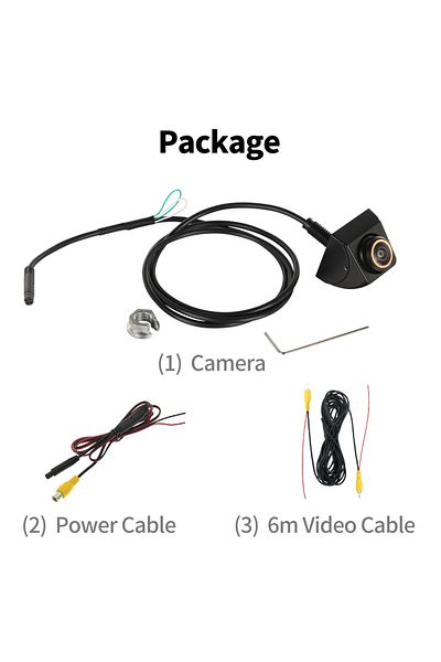 Choice Orange Car Front or Rear View Camera Wide Angle Reverse Parking Waterproof CCD Auto Backup Monitor U