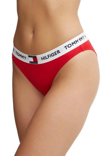 Tommy Hilfiger سراويل بيكيني كلاسيكية حمراء للنساء - تصميم أنيق ومريح