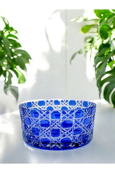 Paşabahçe Handwork Decor Cut Bowl 19 cm