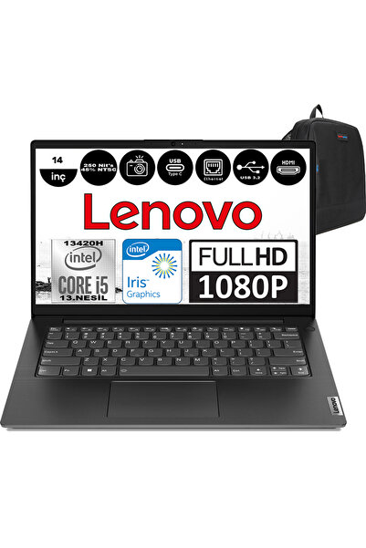 LENOVO V14 Gen4 Iru I5 13420H 16GB 512GB SSD WIN11PRO 14 Inç Fullhd 83A00064T...