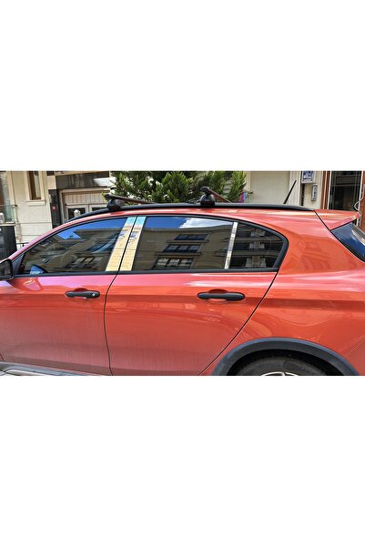 Kml34tuning55 Fiat Egea Cross 2015-2025 Arası Uyumlu Krom Cam Direği 6 Parça ...