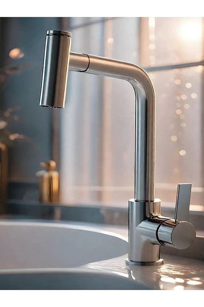 ÜSO SU ARMATÜRLERİ Üso Spiral Kitchen Faucet Um-000149