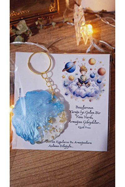 SevgiliAtolyemm KÜÇÜK PRENS  TEMALI  KARTLI  ANAHTARLIK  OKUL  DOĞUM GÜNÜ  TA...