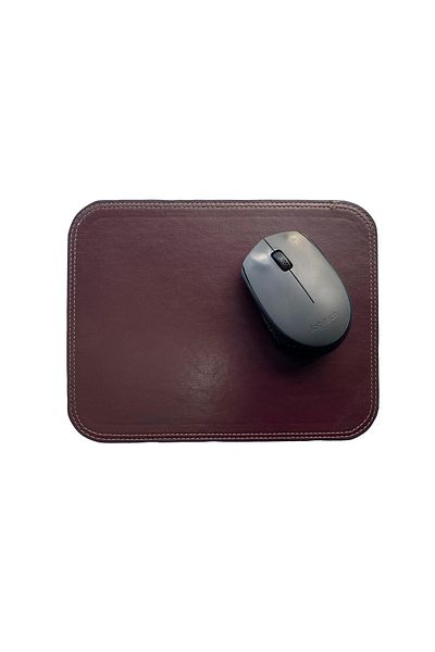 rakkun shop لوحة ماوس مصنوعة يدويًا من الجلد الصناعي بنسبة 100% ذات نوعية جيدة على الوجهين