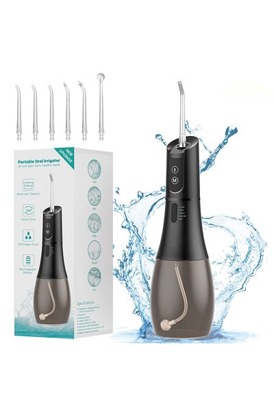 Choice Mouth Washing MachineFloss,Oral Irrigator Portable Water Flosser Rechargeable 5 Modes 400ML Denta...