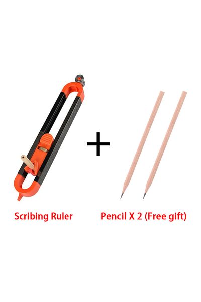Choice Ruler Profile Scribing Ruler Contour Gauge with Lock - Precise Scribe Tool Woodworking Edge Corner M