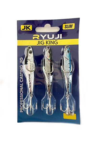 RYUJI Jig King Real Mix 3 Adet - jig Yem 15gr