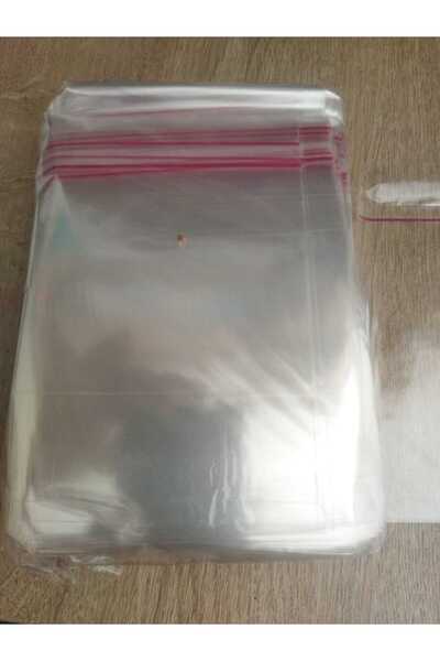 MERT AMBALAJ ÜRÜNLERİ 100 Adet 10X15 Cm Bantlı Yapışkanlı Şeffaf OPP Jelatin Poşet ( 10X10+5)