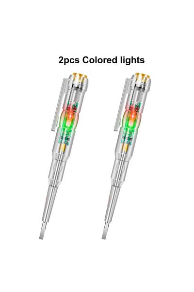 Choice 2pcs Intelligent Voltage Tester Pen Ac Non-contact Induction Test Pencil Voltmeter Power Detector El