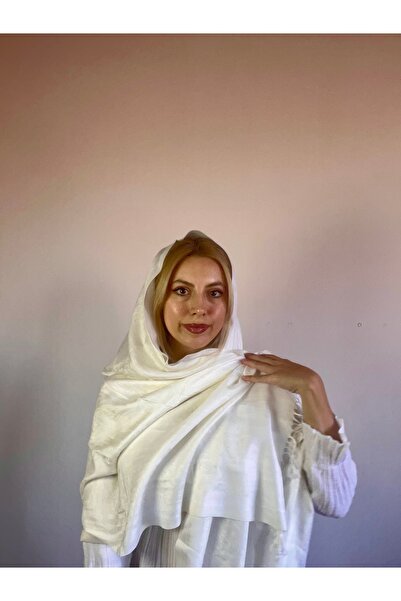 Çeşme Home Women's Cashmere and Silk Mixed Original Pashmina Shawl Scarf