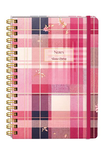 Victoria's Journals 192 Sheets Spiral Notebook - 96 Sheets, 17x24 cm, 90gr Dotted