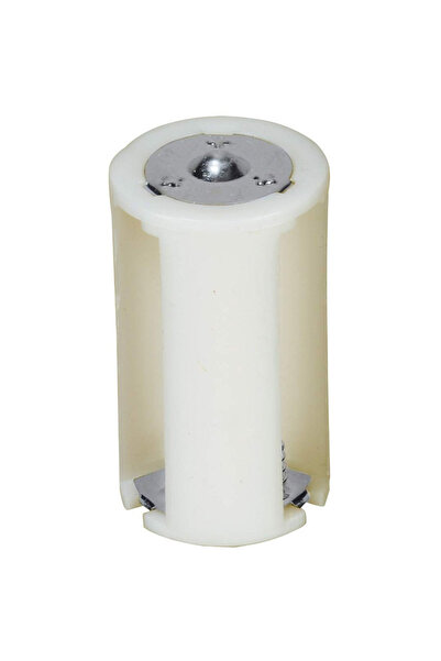 Choice صندوق بطارية AA إلى D عالي الجودة مكون من 4 قطع باللون البيج، حامل محو...