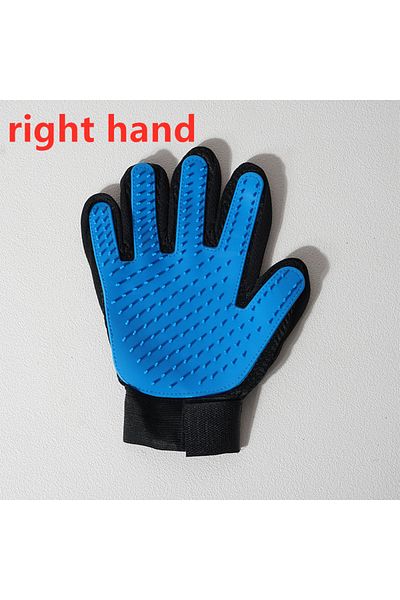 Choice Right Blue Pet Glove Cat Grooming Glove Cat Hair Deshedding Brush Gloves Dog Comb For Cats Bath Hair