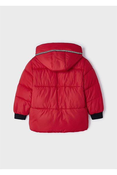 MAYORAL Boy's Puffer Jacket with Cuff Sleeves