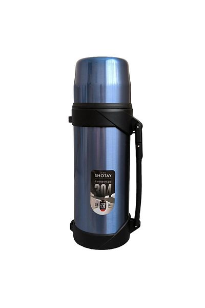 Shotay ترمس ستيل خارجي سعة 1200 مل من Adventure باللون الأزرق St-8213m