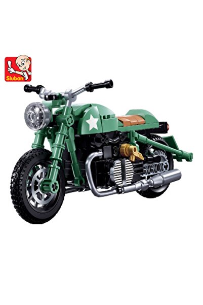 Choice1 215 قطعة دراجة نارية خضراء، مكعبات بناء ألغاز، مكعبات بناء نموذجية، بناء جزيئات صغيرة...