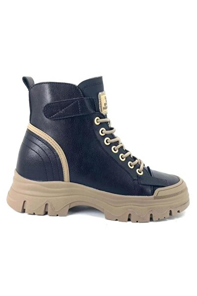 Guja 3310-1 İçi Kürklü Spor Bot-Siyah