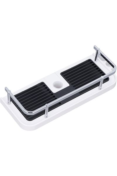 Busstier Stainless Multi-Purpose Bathroom Organizer - Shampoo and Soap Dish Rack That Can Be Installed on the Shower Head