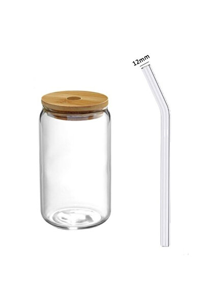 Choice1 350ml 1pcs 1/4/6pcs Set Glass Cup With Lid and Straw Juice Glass Beer...