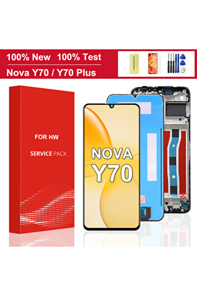 sinmaytai شاشة عرض LCD مقاس 6.75 بوصة مع إطار لجهاز Nova Y70، طراز MGA-LX9، م...