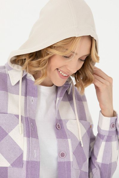 U.S. Polo Assn. Women's Lilac Long Sleeve Shirt 50271448 -Vr034