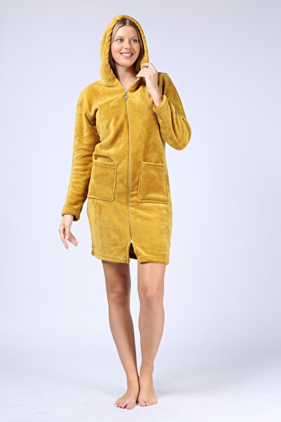 mervemoda Women's Ultrasoft Zippered Cardigan