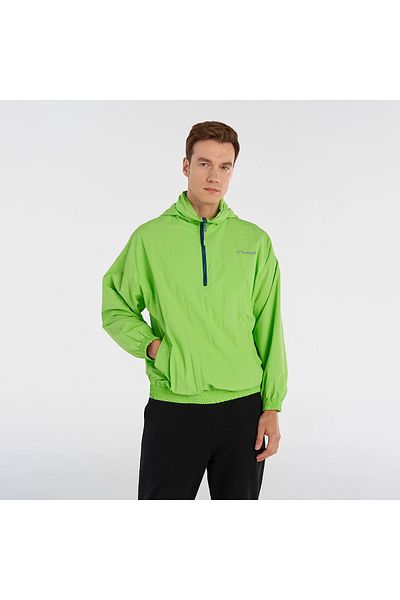 hummel Ανδρικό πράσινο αδιάβροχο με κουκούλα Folo