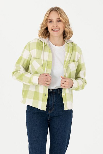U.S. Polo Assn. Women's Pistachio Green Long Sleeve Shirt 50271448 -Vr087