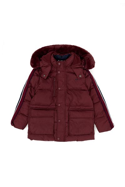 U.S. Polo Assn. Boy's Burgundy Coat 50271503 -Vr014