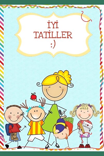 Emtory Home 10 Adet Karne Kılıfı - Öğretmen Ve Öğrenciler - Kuşe Malzeme - Sevgi Öğrencim Yatay A4