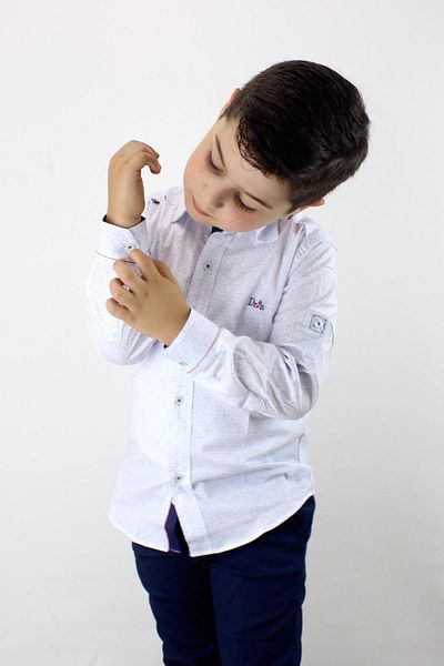 Doctor junior Cămașă cu mânecă lungă cu model pentru băiat