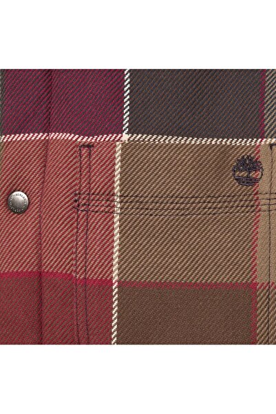 Timberland Sherpa Lined Plaid Men's Classic Collar Shirt